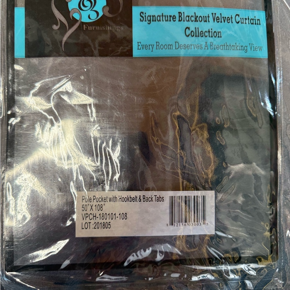 Signature Blackout Velvet Curtain
